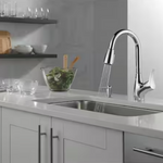 Peerless Single Handle Pull-Down Kitchen Faucet in Chrome, P7901LF-SD-W, MSRP: $140.28, FINAL PRICE: $79.99 + TAX