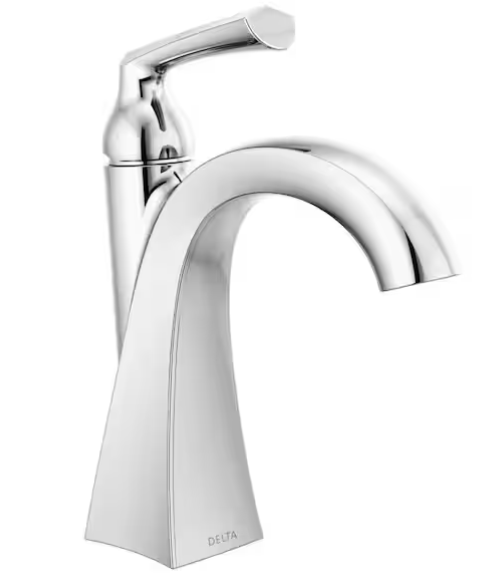 Delta Pierce Single Handle Centerset Faucet in Chrome, 15899LF, MSRP: $74.48, FINAL PRICE: $39.99 + TAX