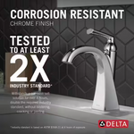 Delta Pierce Single Handle Centerset Faucet in Chrome, 15899LF, MSRP: $74.48, FINAL PRICE: $39.99 + TAX