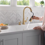 Alpen Single Handle Kitchen Pull-Down Faucet w/ Soap Dispenser