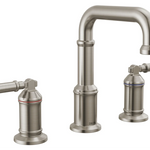 Delta Broderick Two Handle Widespread Bathroom Faucet in Lumicoat Stainless