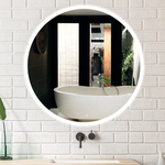 HomLux Luna 32-In Frameless LED Mirror with Defogger, MA04R32TD-OL, FINAL PRICE: $219.99 + Tax