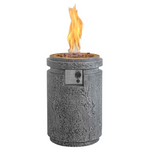 Foremost  Afterglow 18-in W 30000-BTU Charcoal Portable Composite Propane Gas Fire Column, F200134-A1 *JR2211 [FB190], MSRP: $248.00, Final Price: $159.00 + Tax