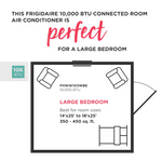 Frigidaire 450-sq ft Window Air Conditioner (115-Volt; 10000-BTU) Wi-Fi enabled