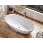 Acquabella Vettore Center Drain 67x32 Freestanding Bathtub in Snow White and Light Grey, VTB6732MLW, $10,000.00, FINAL PRICE: $1,499.99 + TAX