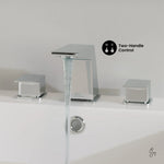 Swiss Madison Carre Widespread Faucet in Polished Chrome, SM-BF32C, MSRP: $249.54, FINAL  PRICE: $89.99 + TAX