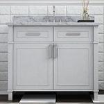 Iris 30-in Single Sink Vanity with Engineered Carrara Top in Gray, Iris7030GR [FB305], FINAL PRICE: $629.99 + TAX