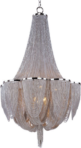 Chantilly 10 Light 22 inch Polished Nickel Single Tier Chandelier Ceiling Light, 21465NKPN, MSRP: $2,148.00, FINAL PRICE: $499.99
