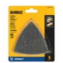 Dewalt Mesh Oscillating Triangle Sandpaper 3-3/4 in L 80 Grit Medium Grade S (5 Pack)