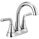 Delta Kayra Two Handle Tract-Pack Centerset Bathroom Faucet in Chrome, 2533LF-TP, MRSP: $204.15, FINAL PRICE: $ + TAX