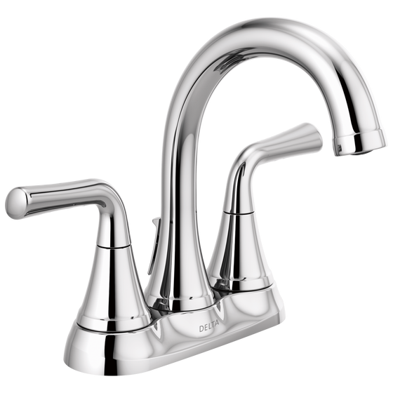 Delta Kayra Two Handle Tract-Pack Centerset Bathroom Faucet in Chrome, 2533LF-TP, MRSP: $204.15, FINAL PRICE: $ + TAX