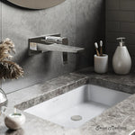 Swiss Madison Voltaire Wall Mounted Faucet in Polished Chrome, SM-BF42C, MSRP: $244.66, FINAL  PRICE: $89.99 + TAX