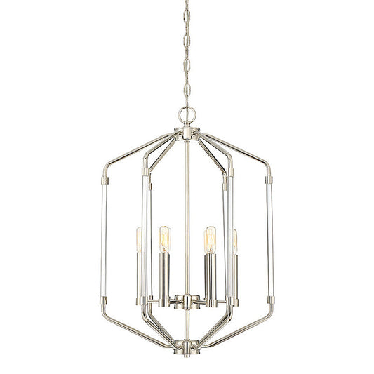 Reed 6 Light Foyer Pendant, 3-200-6-109, MSRP: $409.99, Final: $149.50, Clearance! Loc: C-2