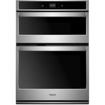 Whirlpool 30-in Self-cleaning Smart Microwave Wall Oven Combo (Stainless Steel), [FB126], CLEARANCED