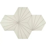 Starlight Hexagon 9X10 Penny Round Mosaic, 6.89sf, 14pcs, 315lbs, FINAL PRICE: $1.99/sf, $13.71/bx + Tax