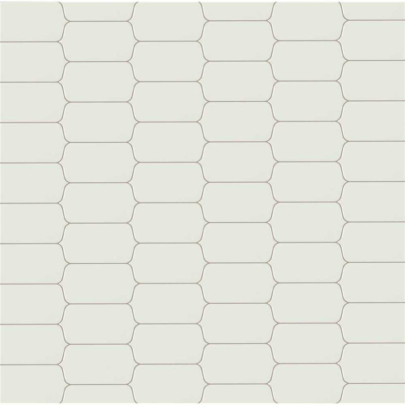 Victorian Blanco Picket 4x8 Glossy Subway Ceramic Wall Tile, NHDVICBLA4X8PIC, 6mm, 50pcs, 28.4 lbs, 10sf, Retail: $4.99/sf, FINAL PRICE: $0.99/sf, $9.90/bx + Tax