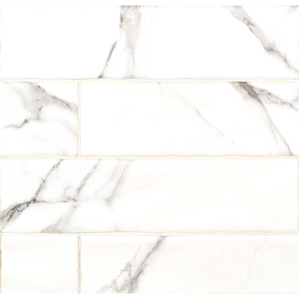 Carrara Crafted  3x6 Matte Subway Wall Tile, NHDCARCRA3X6, 7mm, 120pcs, 35 lbs, 15sf, Retail: $2.99/sf, FINAL PRICE: $0.99/sf, $14.85/bx + Tax