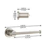 Ellen DeGeneres Tossana Toilet Paper Holder – Brushed Nickel, 2014ATP-113, FINAL PRICE: $14.99 + Tax