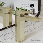 Swiss Madison Voltaire Single Control Faucet in Brushed Gold, SM-BF40BG, MSRP: $190.34, FINAL  PRICE: $79.99 + TAX