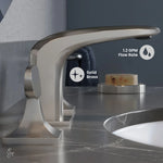 Swiss Madison Chateau  Widespread Faucet in Brushed Nickel, SM-BF02BN, MSRP: $239.88, FINAL  PRICE: $79.99 + TAX