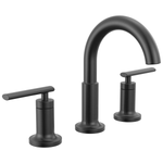 Delta Altado Two Handle Widespread Bathroom Faucet in Matte Black, 35442-CZMPU-DST