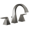 Delta Trillian Two Handle Widespread Bathroom Faucet in Lumicoat Black Stainless, 35546-KS-PR-MPU-DST, MRSP: $609, FINAL PRICE: $299.99 + TAX