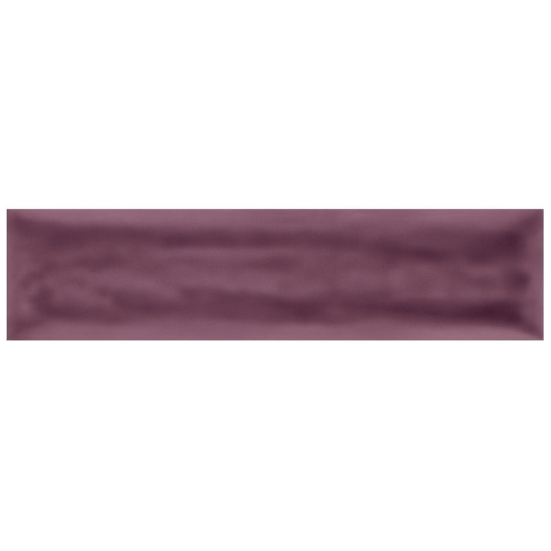 Flow Burgundy 3x12 (3 3/64x12) Subway Roca, 29.1 lbs, 50pcs, 12.64sf