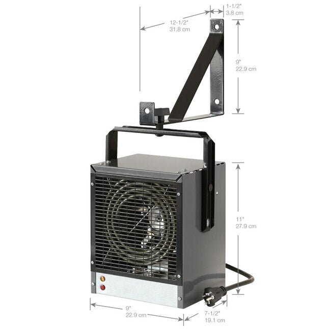 Dimplex 4000-Watt/240-Volt 1 Phase Fan-Force Electric Garage/Workshop Heater in Grey, DGWH4031G *HD2509, Retail: $204.63, FINAL PRICE: $119.99 + TAX