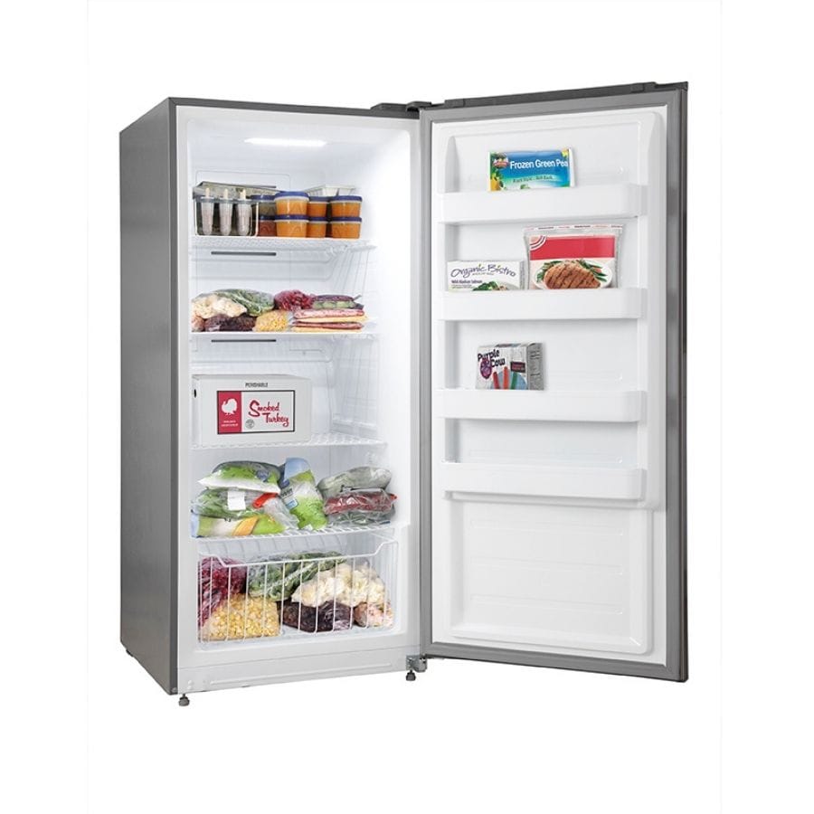 FORNO Rizzuto 27.6-cu ft Counter-Depth 60-in Wide Side-by-Side Refrigerator (Stainless Steel)