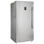 FORNO Rizzuto 27.6-cu ft Counter-Depth 60-in Wide Side-by-Side Refrigerator (Stainless Steel)