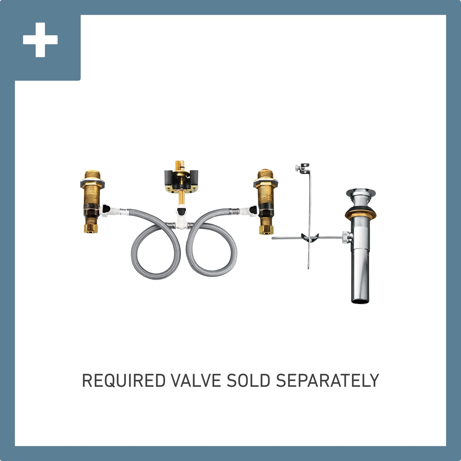 Moen Align Brushed Gold Widespread 2-handle WaterSense High-arc Residential Handle Bathroom Sink Faucet with Drain