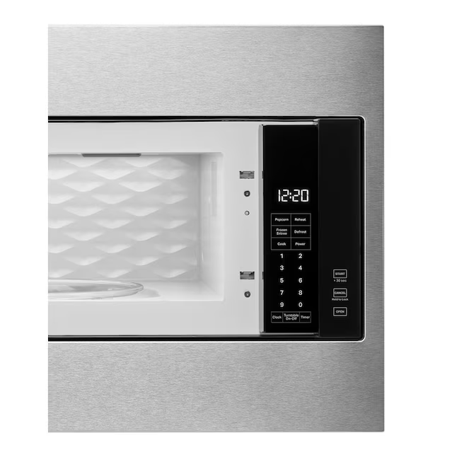 Whirlpool 1.1-cu ft 1000-Watt 29.75-in Built-In Microwave (Stainless Steel), WMT55511KS *HD2509, Retail: $749.00, FINAL PRICE: $469.99 + TAX