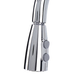 Project Source Tucker Chrome Single Handle Deck-mount Pull-down Kitchen Faucet with Sprayer (Includes Deck Plate
