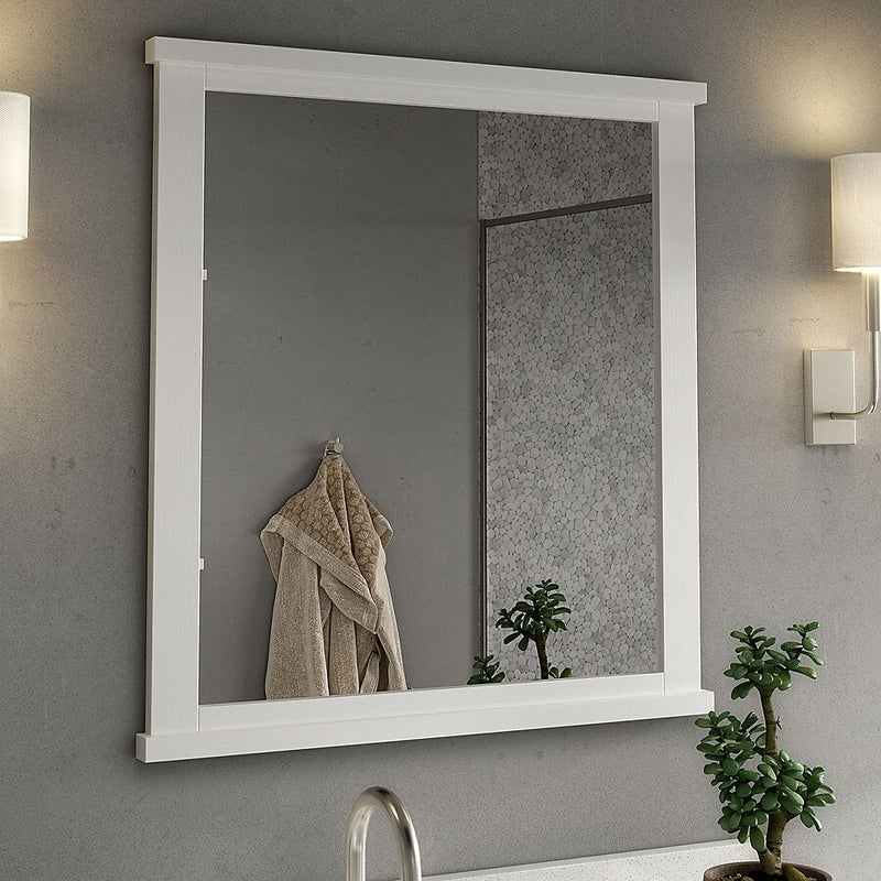 Ellen DeGeneres Greenwell 28-in x 30-in White Oak Mirror, 1656MR-28-241, FINAL PRICE: $49.99 + Tax