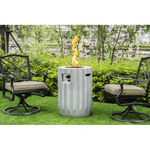 Foremost  Afterglow 22-in W 30000-BTU Grey Composite Propane Gas Fire Column, F200135-A1 *JR2211 [FB190], MSRP: $298.00, Final Price: $179.00 + Tax