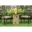 Foremost Aftergow 16-in W 30000 Maximum BTUs Composite Round Portable Liquid propane Fire column, #F200136-A1  *JR2211, MSRP: $238.00, FINAL PRICE: $149.00 + TAX
