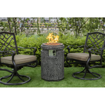 Foremost  Afterglow 18-in W 30000-BTU Charcoal Portable Composite Propane Gas Fire Column, F200134-A1 *JR2211 [FB190], MSRP: $248.00, Final Price: $159.00 + Tax