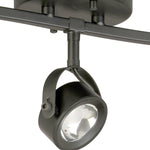 allen + roth Memphis 27-in 3 -Light Black dimmable Integrated Traditional Track Bar