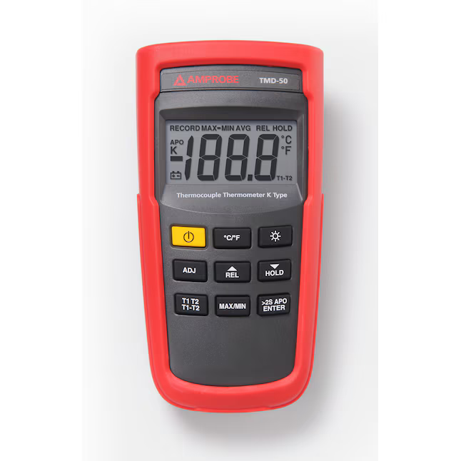 Amprobe TMD-50 Thermocouple Thermometer K-type Digital Display Specialty meter, TMD-50  #3767354  *JR2508, Retail: $135.98, FINAL PRICE: $79.99 + TAX