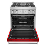 KitchenAid 30-in 4 burners 4.1-cu ft Convection Oven Freestanding Natural Gas Range (Passion Red), KFGC500JPA *JR2512, Retail: $4,599.00, FINAL PRICE: $2,699.99 + TAX