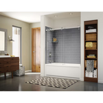 MAAX Utile 60-in L x 30-in W x 60-in H Metro Ash Grey 3-Piece Direct to Stud Bathtub Back Wall Panel, 103414-301-501-800  #805769 *JR2509, Retail: $1,916.00, FINAL PRICE: $799.99 + TAX