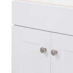 Project Source Series 60-in True White Bathroom Vanity Base Cabinet without Top, R36 VSDB60 *JR2511, Retail: $549.00, FINAL PRICE: $299.99 + TAX