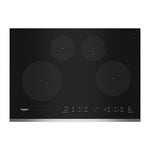Whirlpool 30-in 4 burners Stainless steel Induction Cooktop