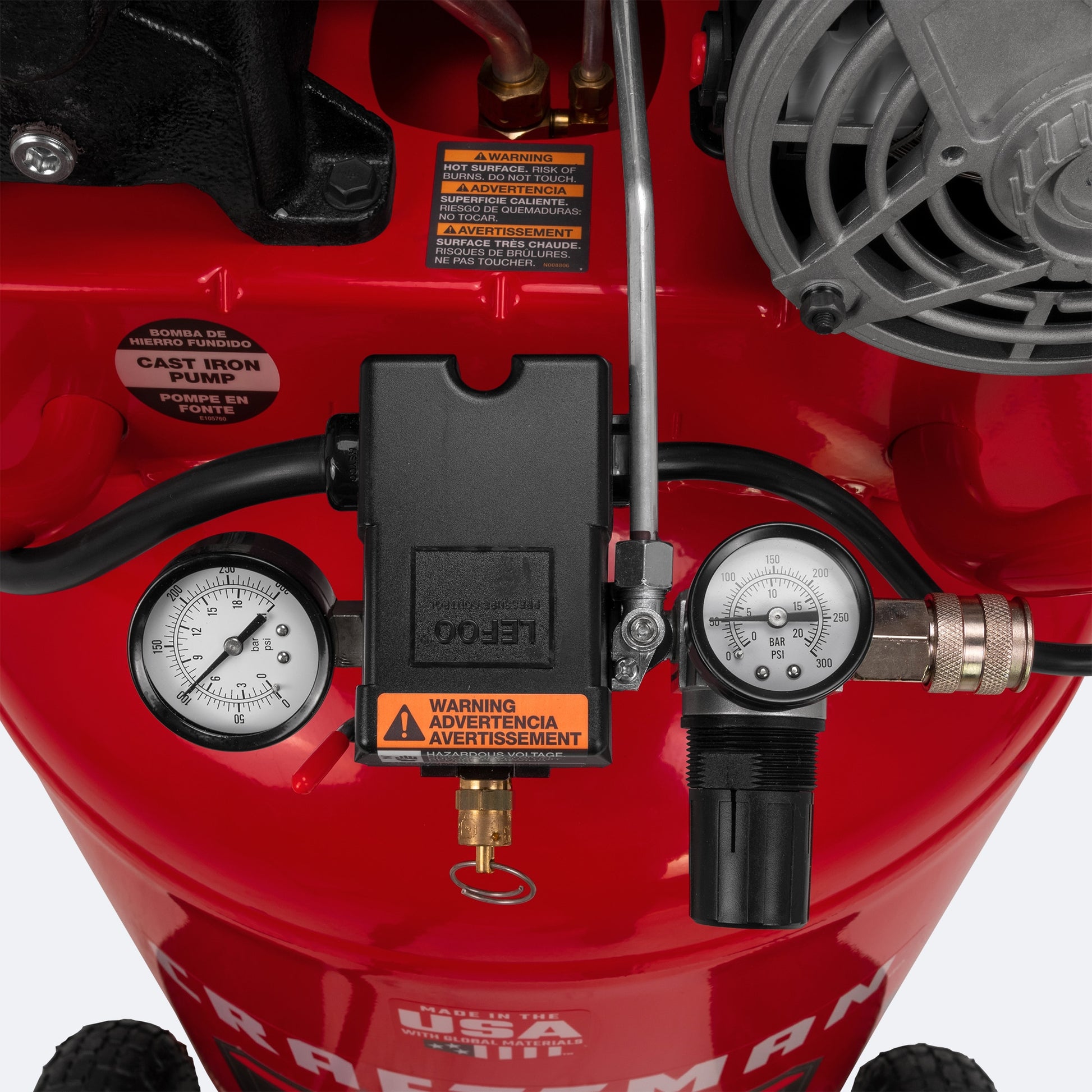 CRAFTSMAN 30-Gallon Portable Electric 175 PSI Vertical Air Compressor