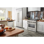 KitchenAid 36-in 6 burners 5.1-cu ft Convection Oven Freestanding Natural Gas Range (Stainless Steel), KFGC506JSS *JR2503, Retail: $6,849.00, FINAL PRICE: $4,799.99 + TAX