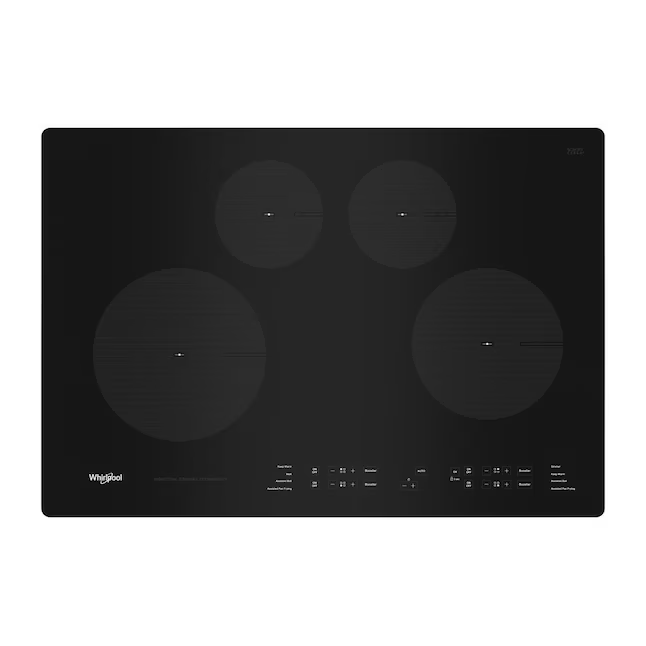 Whirlpool 30-in 4 Burners Black Induction Cooktop, WCi55US0JB/02 *JR2510, Retail: $1,859.00, FINAL PRICE: $599.99 + TAX