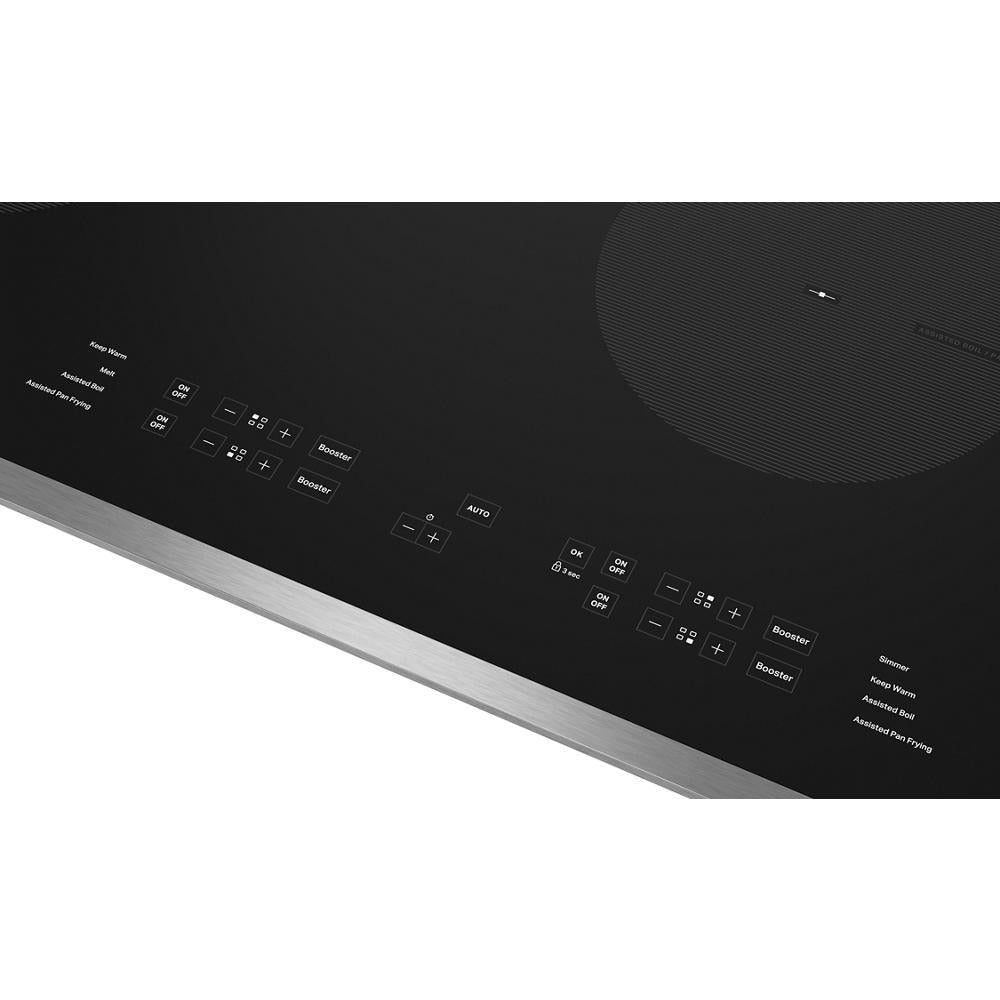 Whirlpool 30-in 4 burners Stainless steel Induction Cooktop