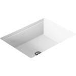 KOHLER Verticyl Vitreous China 15.63-in Undermount Rectangular Modern White Bathroom Sink, R2882-0 *JR2510, Retail: $179.00, FINAL PRICE: $99.99 + TAX