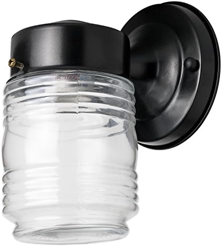 Westinghouse 4 1/2 Inch Black Wall Lantern,  66800