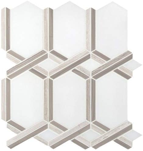 Royal Link 13x12 Mosaic, 10.7sf, 10pcs, 40lbs, FINAL PRICE: $9.99/pc, $99.90/bx  + Tax